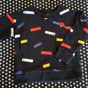 Three Likes Ping-Pong Sweatshirt.